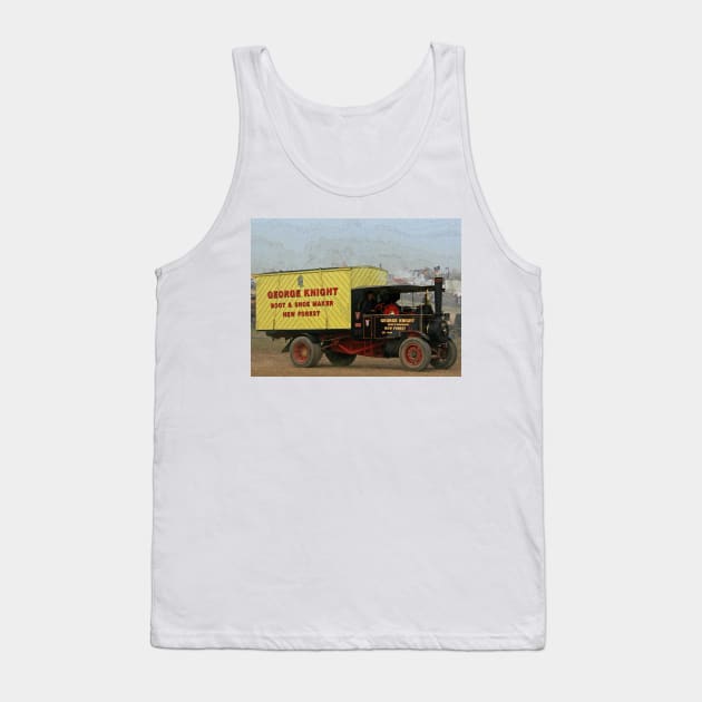 Foden Steam Lorry Tank Top by RedHillDigital